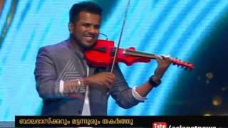 Balabhaskar's Rocking the stage-fusion performance at Nisha Gandhi