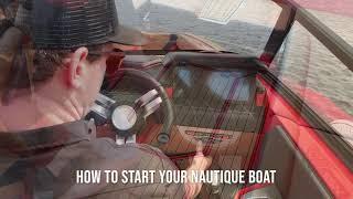 Starting a Nautique Wake, Surf and Ski Boat