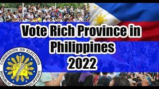 Top 20 Vote Rich Provinces and Cities in Philippines 2022