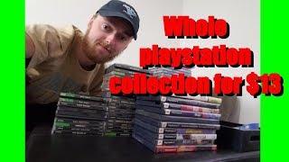 INSANE GARAGE SALE FIND: Entire Playstation 1 Collection