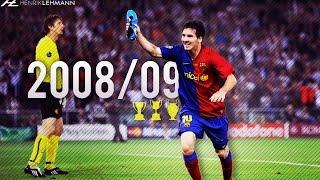 Lionel Messi ● 2008/09 ● Goals, Skills & Assists