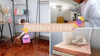  *NEW* 2021 CLEAN WITH ME + LAUNDRY MOTIVATION | Whole House Weekly Cleaning Routine | Carly Morton