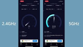 2 4Ghz vs 5Ghz WiFI Speeds