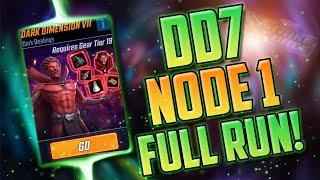 *DARK DIMENSION 7* - Node 1 Playthrough (Unrestricted Section) - Marvel Strike Force