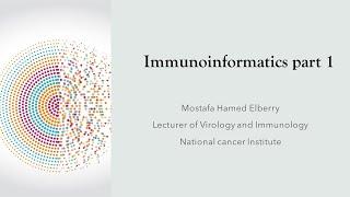 Introduction to immunoinformatics part 1