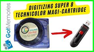 Super 8 Technicolor Magi Cartridge ‘Magicartridge’ Transfer to Digital File MP4 USB