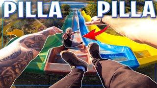 TORNEO de PILLA PILLA PARKOUR en un PARQUE ACUÁTICO ABANDONADO