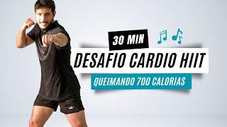 DESAFIO HIIT 30 MIN para perder barriga gastando MUITA caloria - sem equipamentos