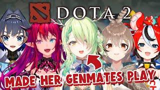 【DOTA 2】 I made my genmates play Dota 2 with me