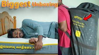 ஒரு Mattressல இவ்வளவு வசதிகளா ? SleepyCat Mattress Unboxing and Review in Tamil