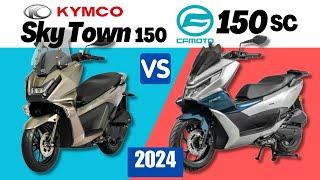 Kymco Skytown 150 vs CF Moto 150 SC | Side by Side Comparison | Specs & Price | 2024