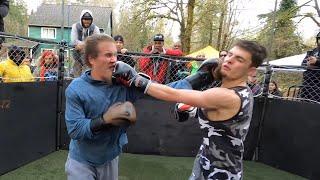 SCRAPYARD BOXING | NOODLE KNOCKER VS SLIM GATTI