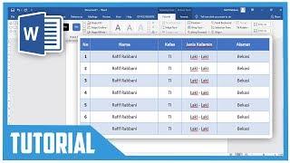 Cara Mudah Membuat Tabel di Microsoft Word