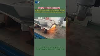Jiangsu Unity Prima 3D Five Axis Laser Cutting Machine simplifies complex machining.