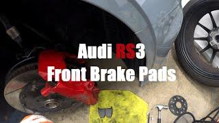 Audi RS3 Maintenance: Front Brake Pad Replacement DIY