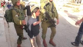 Israeli settlers attacks palestinian in Tel Rumeida by stones