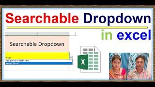 Excel Tutorial: Creating a Searchable Dropdown List for Effortless Data Selection#excel