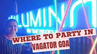 Vagator Goa Nightlife | Hilltop Vagator Goa | Lumina by the beach #rejiandmusafir  #goapartyplaces