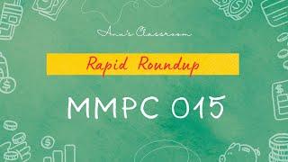 MMPC 015 - Research Methodology for Management Decisions | Rapid Roundup | All 14 Units