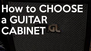 How to Choose a GUITAR CABINET | Spectresoundstudios TUTORIAL