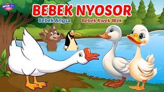 Lagu Anak - Bebek Angsa - Animasi Bebek Nyosor - Bebek  kwek kwek kwek - Lagu Anak Trending 2025