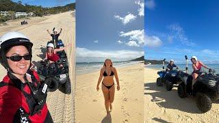 Moreton Island Brisbane Vlog || ATV Quad Bike Tour Experience & More