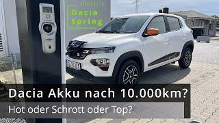 Dacia Spring - Akkugesundheit nach 10.000km?