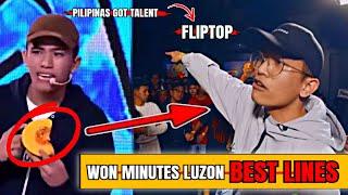 FlipTop - Won Minutes Luzon BEST LINES | Subtitles | Analysis | Explanation