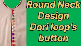 Neck Design 2025 Cutting & Stitching New Latest Dori Loops Neck Design l Neck Design