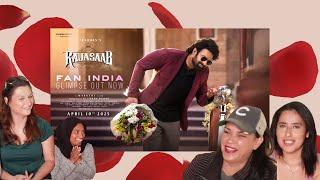 Americans' react to The RajaSaab Glimpse | Prabhas | Maruthi | Thaman S | People Media Factory