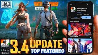 BGMI NEW UPDATE 3.4 : TOP FEATURES, FREE UC DHAMAKA, RELEASE DATE - NATURAL YT