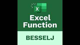 The Learnit Minute - BESSELJ Function #Excel #Shorts #DubbedWithAloud