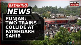 Two Loco Pilots Injured in Goods Train Collision Near Sirhind Station In Punjab | Breaking News