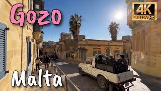 Malta  Gozo Walking Tour 4K