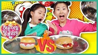 Squishy Food vs Real Food Challenge  Hit or MIss  TingGlees & Awesomehaeun