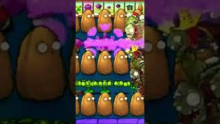 All Pea vs All Shroom who is win? Pvz p59 #shorts
