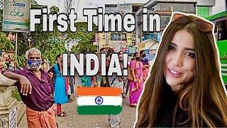FIRST IMPRESSION OF INDIA / ARABIC GIRL TRAVELING INDIA 