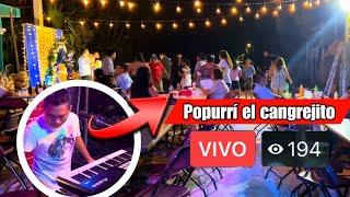 Popurrí de cumbia - El cangrejito y la parranda - Richard y sus teclados 2024 en vivo