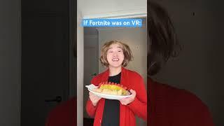 If Fortnite Was On VR #funny #shorts