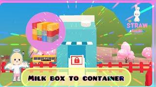 How to change milkbox house into container house without purchase