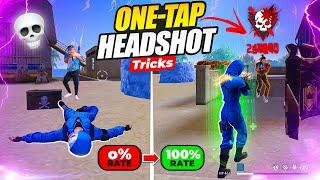 New Secret ONE TAP Headshot Tricks ️ in Free Fire || Total Explain || FireEyes Gaming
