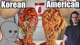 Following Instructions from Joshua Weissman (Fried Chicken - Korean v.s American)