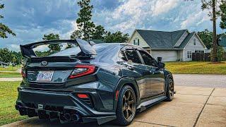 2022 WRX with complete Aeroflow Kit & STI Wing, exhausts & more.