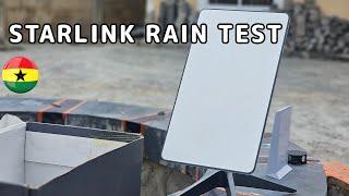 Starlink Rain Test in Ghana - Did it Go Offline? Here's What Happened!