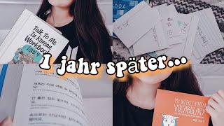 WIE GUT IST MEIN KOREANISCH NACH EINEM JAHR? | Eine Sprache selbst lernen | How I Study Korean