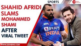 Watch: Shahid Afridi slams Mohammed Shami after ‘Karma’ Tweet goes viral