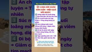 Bí Quyết Giữ Gìn Sức Khỏe Toàn Diện | Sức Khỏe và Làm Đẹp 360#ChămSócSứcKhỏe #LàmĐẹpTựNhiên #shorts