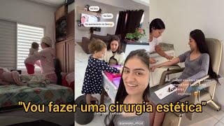 Ana Vitória foi colher exames pra fazer uma cirurgia