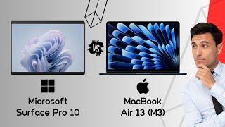 Microsoft Surface Pro 10 vs Apple MacBook Air 13 M3 - spec review & comparison