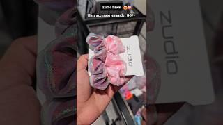 hair accessories under 80 rupees | claw clip and rubber band | zudio haul #shorts #haul #zudio